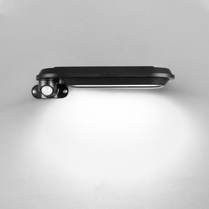 Venta caliente Smart Home Sensor de movimiento solar IP65 Luz de pared exterior de acero inoxidable impermeable para jardín y seguridad en la calle - Product Image 1