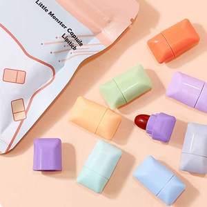 <span class=keywords><strong>DEROL</strong></span>-lápiz labial resistente al agua, 8 colores brillantes naturales, larga duración, cápsula de monstruo pequeño mate - Product Image 4