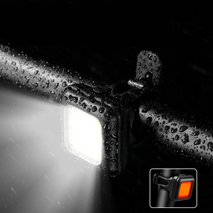 Luz LED Combinada Delantera y Trasera <span class=keywords><strong>de</strong></span> 250 mAh para Bicicleta <span class=keywords><strong>de</strong></span> Montaña, Resistente al Agua IPX4, para Ciclismo Nocturno - Product Image 2