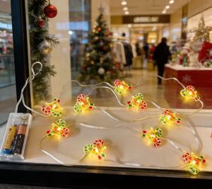 Lumières décoratives <span class=keywords><strong>de</strong></span> <span class=keywords><strong>Noël</strong></span> à LED à piles pour l'intérieur, <span class=keywords><strong>mini</strong></span>-lumières <span class=keywords><strong>de</strong></span> <span class=keywords><strong>Noël</strong></span> en forme <span class=keywords><strong>de</strong></span> canne à sucre, lumières <span class=keywords><strong>de</strong></span> festival - Product Image 1