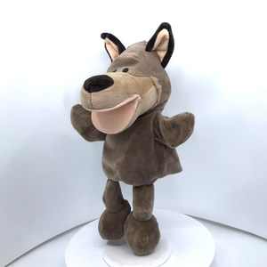 2024 Hot Bán Rừng Động Vật Gia Đình Nhồi Bông Con Rối Tay Wolf Chơi Nhà Búp Bê Cho Trẻ Em - Product Image 3