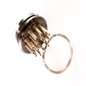 1x Wire Pro 86CP16 Enchufe de estilo octal de 16 pines Heathkit fenólico negro Nuevo Original Listo Stock Automatización industrial PAC Dedicado - Product Image 1