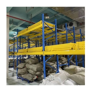 Système de stockage personnalisé, étagères empilables, rayonnages d'entrepôt, rayonnages à palettes à poussée arrière avec rail de guidage - Product Image 5