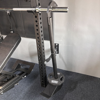 Crochets de dégagement de charge réglables, dégagementurs de poids robustes pour la musculation, les squats, les développés couchés et l'entraînement de force complet