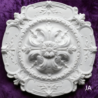 Médaillon de plafond décoratif moderne et durable en plâtre, panneau central intérieur/extérieur, moulure en dôme, respectueux de l'environnement, pour villa