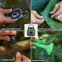 Sac de Douche Portable pour Camping en Plein Air, Réservoir d'Eau pour Produits de Bain, Idéal pour les Voyages et la Randonnée