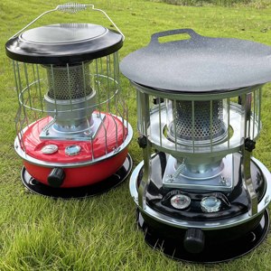 Chauffages au kérosène pour usage intérieur, chauffage au kérosène non électrique avec sac de transport, brûleur en verre pour camping - Product Image 5