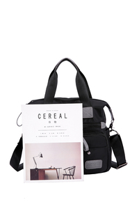 <span class=keywords><strong>Sac</strong></span> à bandoulière uni - <span class=keywords><strong>Sac</strong></span> d'école tendance de <span class=keywords><strong>style</strong></span> coréen - <span class=keywords><strong>Sac</strong></span> à <span class=keywords><strong>main</strong></span> en toile décontracté pour <span class=keywords><strong>femme</strong></span> de grande capacité - Product Image 5