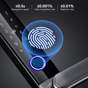 Thông minh khóa tuya app hỗ trợ vân tay RFID mật khẩu thẻ cho nhôm Glass Brass thép không gỉ cửa Wifi tương thích - Product Image 5
