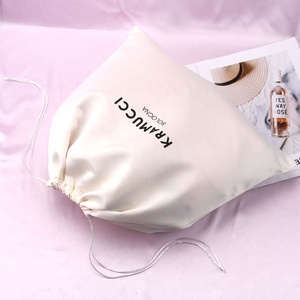 Personalized Custom Logo Printing Thick Matte Satin <b>Dust</b> <b>Bag</b> for Lingerie Handbag Drawstring Hair Gift Packing Silk Satin Pouch - Product Image 6