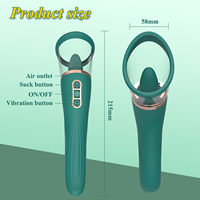 3-in-1 Zungen-Leck- und Saugvibrator für G-Punkt, Klitoris und Brustwarzen, Weiblicher Massager Dildo Sexspielzeug für Frauen