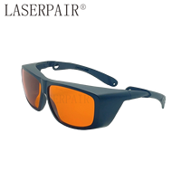 Lunettes de sécurité laser certifiées CE LP-GHP-2 avec 35 % de transmission, 180-534 nm OD7+, pour machines de gravure laser