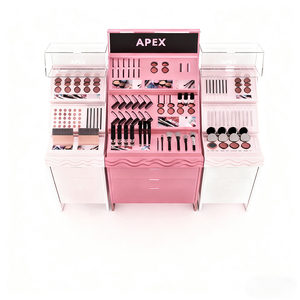 Gabinete de exhibición de cosméticos personalizado APEX, estante de exhibición de belleza de maquillaje al por menor Led o estantes de exhibición de cosméticos - Product Image 4