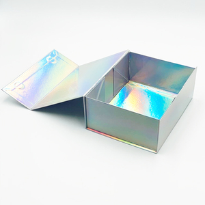 Custom Logo Paper Sunglass Packing Gate Fold Paper Ring Box Orange New Design Folding Paper Jewelry Box Tool Box Folding