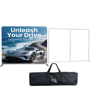 Soporte de Fondo de Tela Tensada Reutilizable con Tubo de Aluminio de 7.5 pies / 8 pies / 10 pies para Fotografía y Eventos - Product Image 1