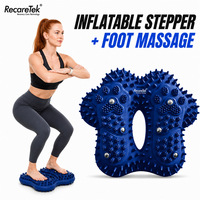 Conjunto de Equipos de Gimnasio para Entrenamiento Cardiovascular en Casa, Stepper Inflable, Equipo de Ejercicio Cardiovascular, Máquina de Ejercicios con Step, Fitness en Casa