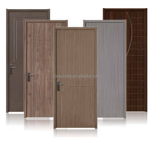 Sliding <strong>Door</strong> with Hardware in <strong>Back</strong> China Supplier Interior Wooden Exit Wpc <strong>Door</strong> Customized Size Waterproof Wpc With Smart Lock - Product Image 6