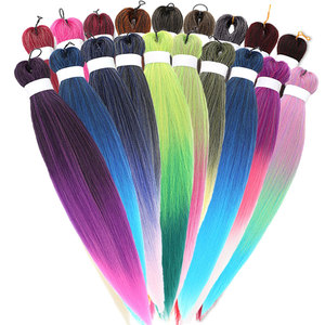 Fashion Straight Pre Stretched <strong>Braiding</strong> <strong>Hair</strong> Private Label Expression <strong>Braiding</strong> <strong>Hair</strong> 26 Inches <strong>Coloured</strong> Synthetic <strong>Braiding</strong> <strong>Hair</strong>