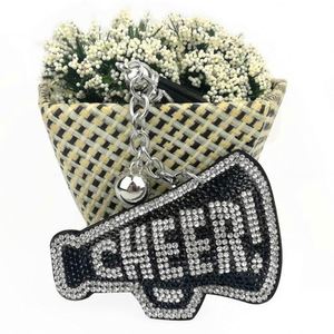 Porte-clés Mégaphone Bling Crysta en Strass, Trompette Diamantée, Breloque pour Sac, Pendentif pour Sac à Dos - Product Image 3