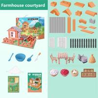 Jeu de construction créatif en mini-briques pour enfants, puzzle de construction de maisons, blocs simulés, jouet éducatif STEM