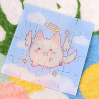 Casse-tête en acrylique personnalisé Casse-tête d'anime en acrylique de conception personnalisée Jeu de puzzle éducatif classique Jouet de puzzle