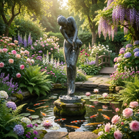 Sculpture féminine élégante en bronze - Sur mesure et installation professionnelle à domicile