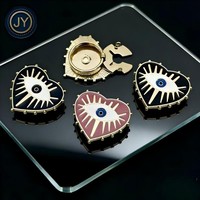 Boutons en métal personnalisés d'usine, 17 mm, pour vêtements féminins, chemises, boutons en forme de fleur, de cœur, en perles, plaqués