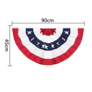 Bandeiras da América Flagnshow para Exterior 90x150 cm 3x5 Ft Bandeira dos EUA Bandeiras Americanas - Product Image 4