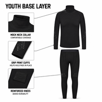 Collant de compression pour hockey sur glace, séchage rapide, respirant, résistant aux coupures, personnalisable OEM, pour adultes, jeunes, junior et senior