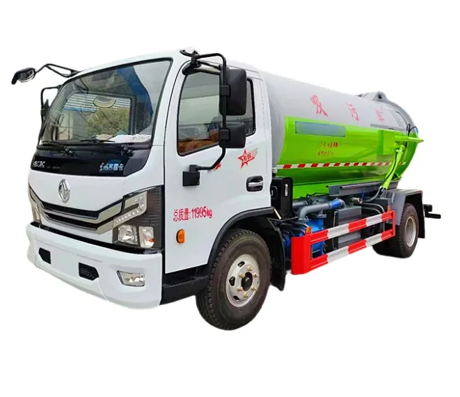 फैक्टरी मूल्य डोंगफेंग 4*2 8cbm 130HP डीजल सीवेज सक्शन ट्रक सेप्टिक टैंक ट्रक बिक्री के लिए