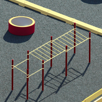 Para equipos de fitness de gimnasio al aire libre certificados TUV para adultos, incluyendo calistenia de acero y barras de Mono para ejercicio