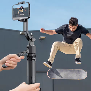 Mini Trípode para Selfies <span class=keywords><strong>con</strong></span> <span class=keywords><strong>Control</strong></span> <span class=keywords><strong>Remoto</strong></span> de 360 Grados, Android, C17, Seguimiento Inteligente por IA, Antivibración, Soporte para Teléfono <span class=keywords><strong>con</strong></span> Cámara - Product Image 5