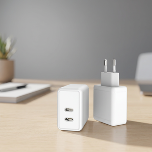 อะแดปเตอร์ GaN 15W PD 3.0 ชาร์จเร็ว พร้อมระบบป้องกัน QC3.0/QC2.0 OTP/OVP ป้องกันไฟไหม้ พอร์ต Type-C คู่ สำหรับกล้องและหูฟัง - Product Image 3