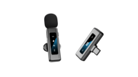Neu Eingetroffenes Tragbares Mini-Mikrofon 2-in-1 Kabelloses Clip-Mikrofon für Konferenzen Live-Lavaliermikrofon Handmikrofon