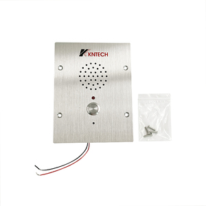 Interphone SOS SUS304 mains libres avec KNZD-11 réseau POE pour appel d'urgence d'ascenseur d'ascenseur - Product Image 1