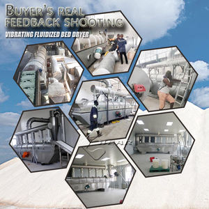 220V Elétrica Ar Quente Correia Secador Alta Produtividade Vibração Leito Fluidizado Secador para Processamento de Alimentos Fazenda Usado Secagem Bomba Engrenagem - Product Image 4