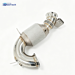 Système d'échappement sport avec downpipe pour Mercedes AMG GT43 GT50 GT53 CLS53 M256 3.0T en acier inoxydable 304, montage direct, Euro 5, 200 cellules - Product Image 5