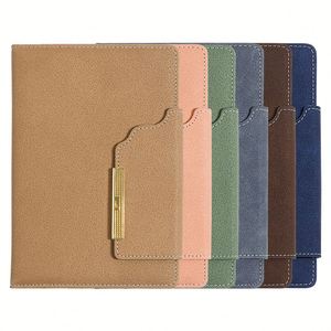 Libreta de Cuero PU A5 2026 al por Mayor, Agenda de Negocios con Logotipo Personalizado, Diario para Reuniones, Nueva Moda, Cierre Magnético, Cubierta de Papel, 100 Hojas - Product Image 4