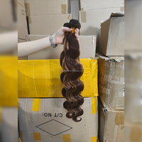 Stok besar bundel rambut Virgin murah gratis sampel bundel rambut manusia gelombang tubuh ekstensi rambut Remy India Aliexpress