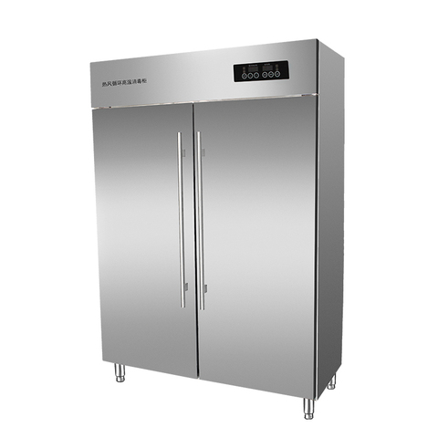 Stainless Steel 2 Door Commercial High Temperature Disinfection Cabinet with Smart Digital Control for Kitchen Sterilization