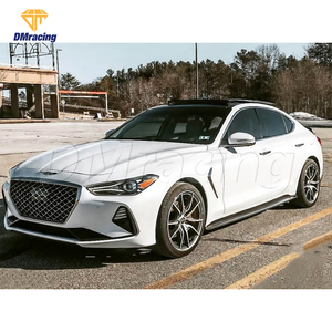 Minigonne laterali in fibra di carbonio stile DM per Hyundai Genesis G70 2017-2024 - Product Image 2