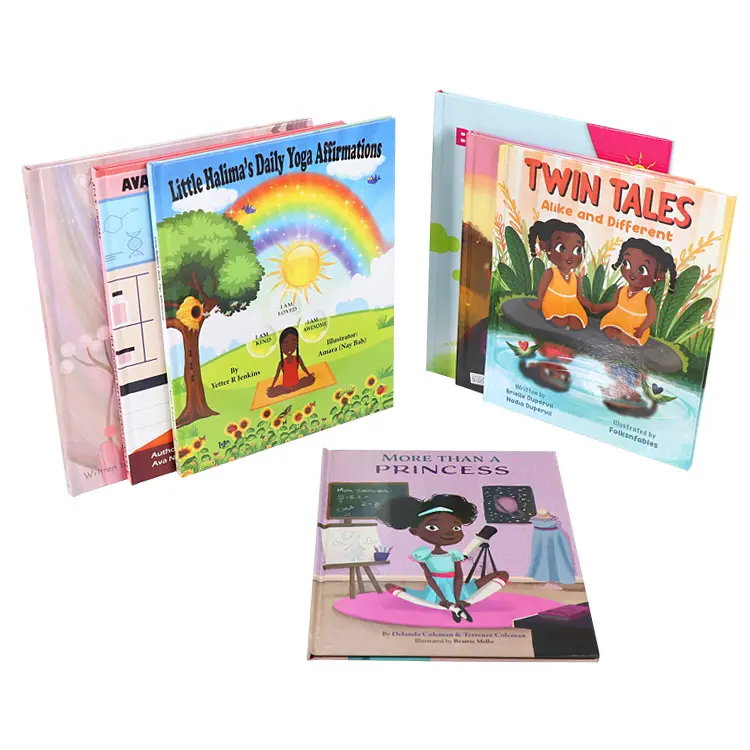 कस्टम की किताब छपाई कारखाने OEM सही बाध्यकारी बच्चों बच्चों को अंग्रेजी रंग कहानी की किताब मुद्रण