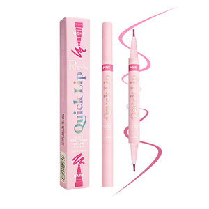 Crayon à lèvres liquide longue tenue, imperméable, 24 heures, marqueur à lèvres longue durée, 2-en-1, fini mat semi-<span class=keywords><strong>permanent</strong></span> - Product Image 4