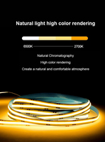 12mm 600 LED'li m 24V RGB LED COB Esnek PCB USB WiFi Kontrollü Kesilebilir Kısılabilir IP20 6000K 5 Metre RGBW LED Şerit