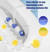 Bloc de rebord de toilette écologique, nettoyant pour toilettes parfumé fort, odeur puissante aromatique, élimine les mauvaises odeurs