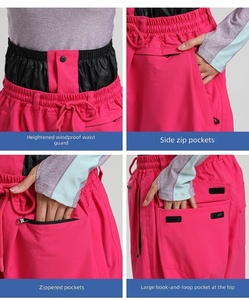 Pantalons de ski imperméables 10000 mm, pantalons de <span class=keywords><strong>snowboard</strong></span> amples, vêtements d'hiver pour hommes et femmes, vente en gros - Product Image 3