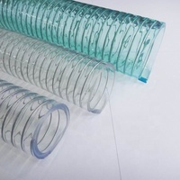 Tuyau flexible en PVC léger et durable de 25 mm à 75 mm avec armature en acier pour aspirateur, idéal pour la collecte de poussière
