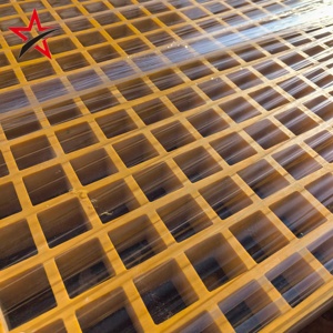 Chất lượng cao chống cháy <span class=keywords><strong>FRP</strong></span> Lưới sợi thủy tinh xây dựng lưới cho sàn biển lối đi sàn nền tảng điện grit - Product Image 3