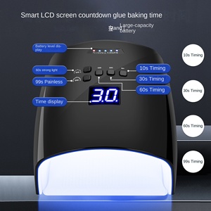 Lampe à ongles UV LED professionnelle haute puissance S10, 33 perles LED, sans fil, <span class=keywords><strong>manucure</strong></span>, pédicure, double usage, gel, CE - Product Image 2