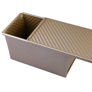 Bakery Nordic Pans Baking 4 Bread <strong>Brownie</strong> Bakeware Homemade Strapped Nonstick Aluminum Mini <strong>Tin</strong> for Non-Stick Golden Loaf Pan - Product Image 6